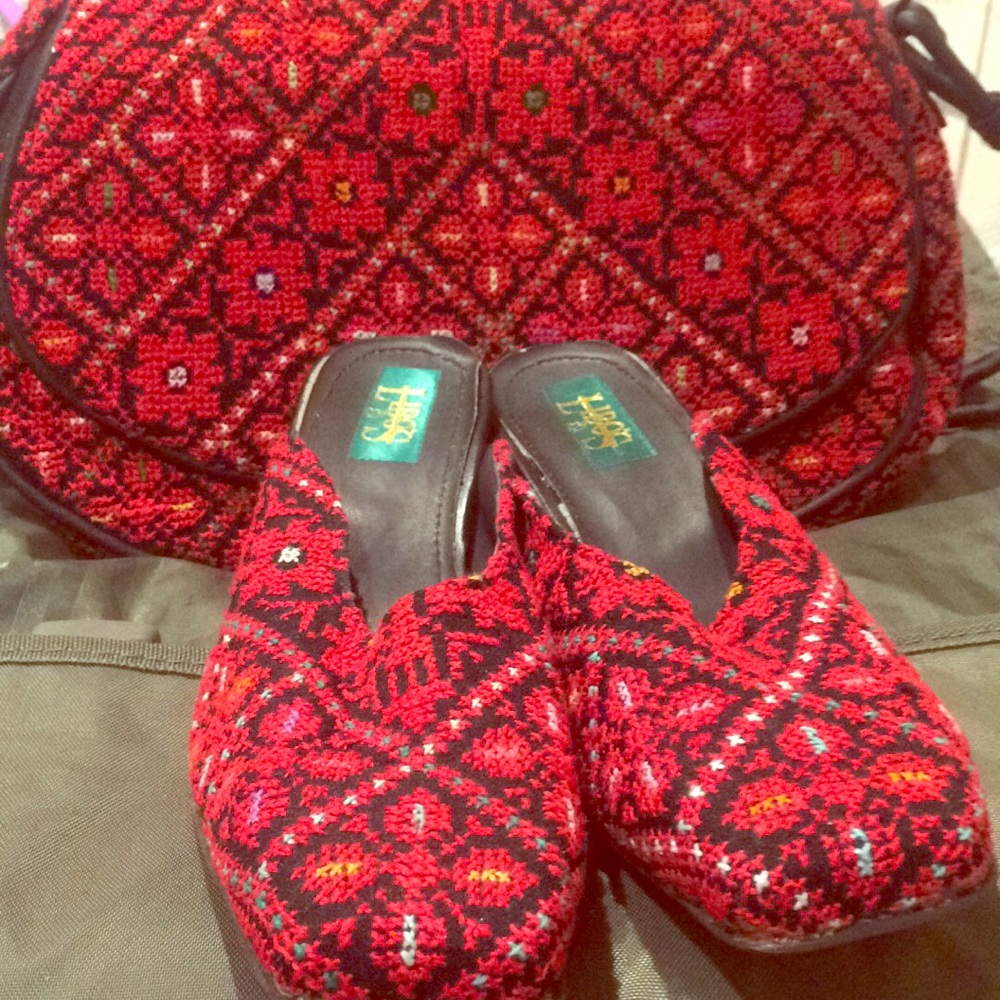 Handbag and matching shoes